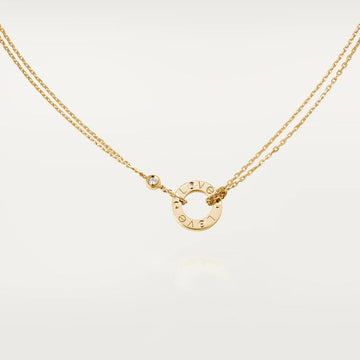 Love Necklace 16MM 2 Diamonds