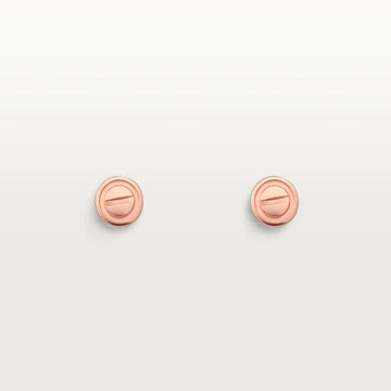 Love Earrings Pink Gold 7.2mm