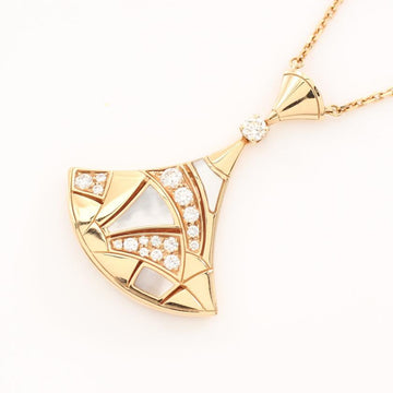 Dream Mop Diamond Gold Necklace