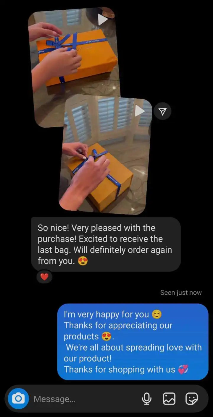 Customer review screenshot