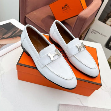 Paris Loafer Snow Calfskin