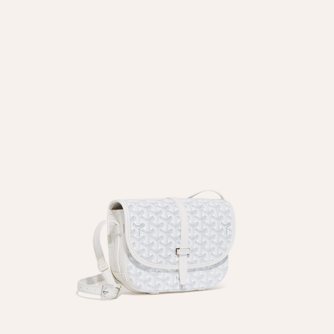 Belvedere Mm Bag 28CM White Canvas
