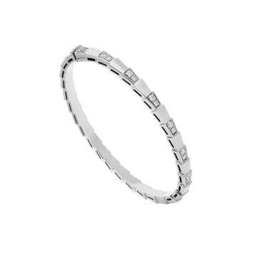 Serpenti Bracelet Silver Diamond