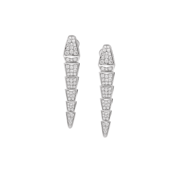 Serpenti Earrings Full Diamond