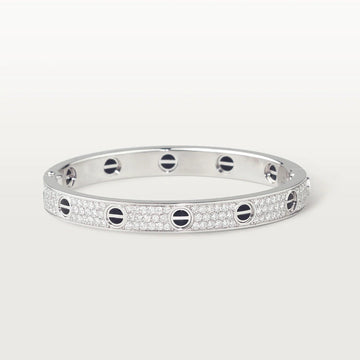 Love Bracelet 6.1mm Diamond-Paved Ceramic