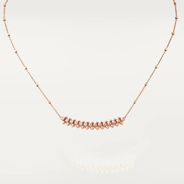 Clash Pink Gold Necklace