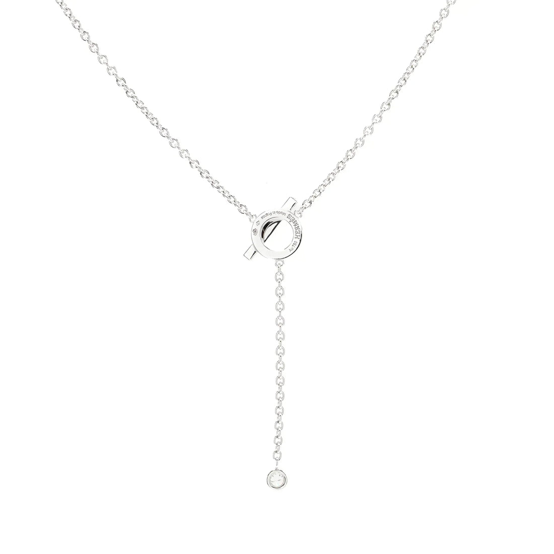 Finesse Silver Diamond Necklace