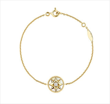 Lucky Star 1 Diamond Gold Bracelet
