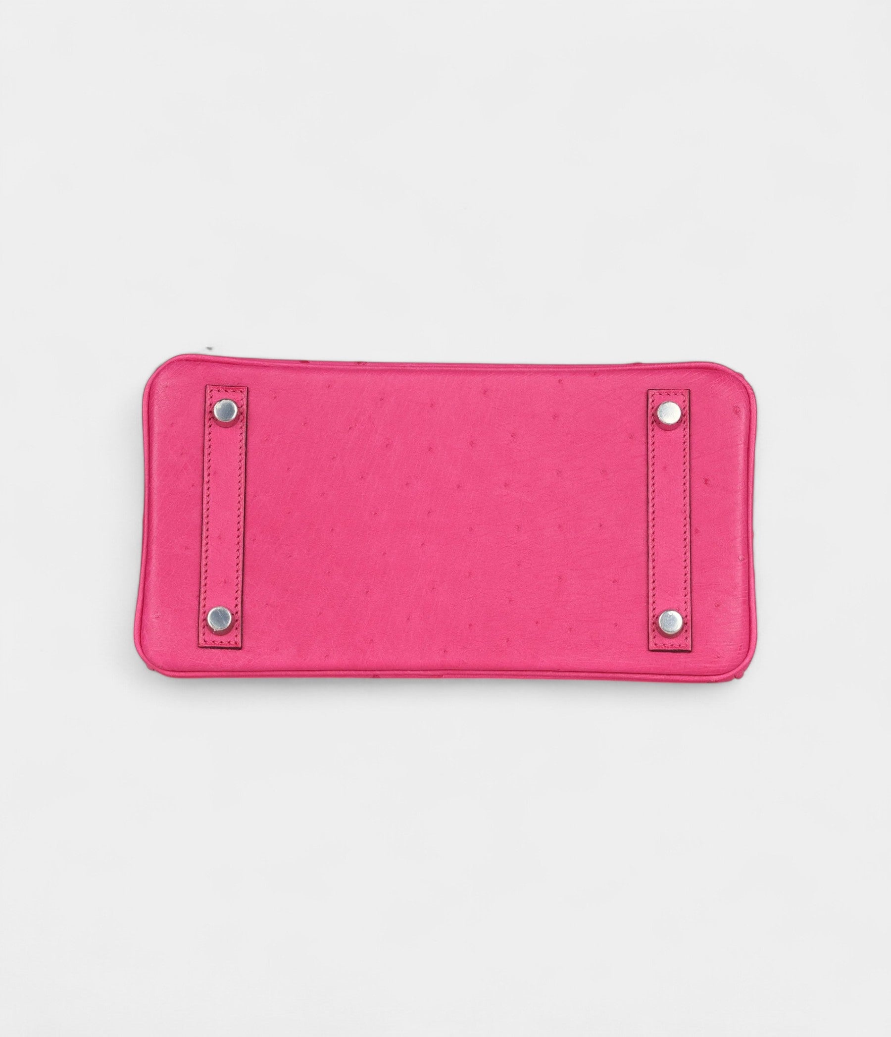 HermesBirkin 25 Rose Tyrien Ostrich Palladium Hardware Bags Bible