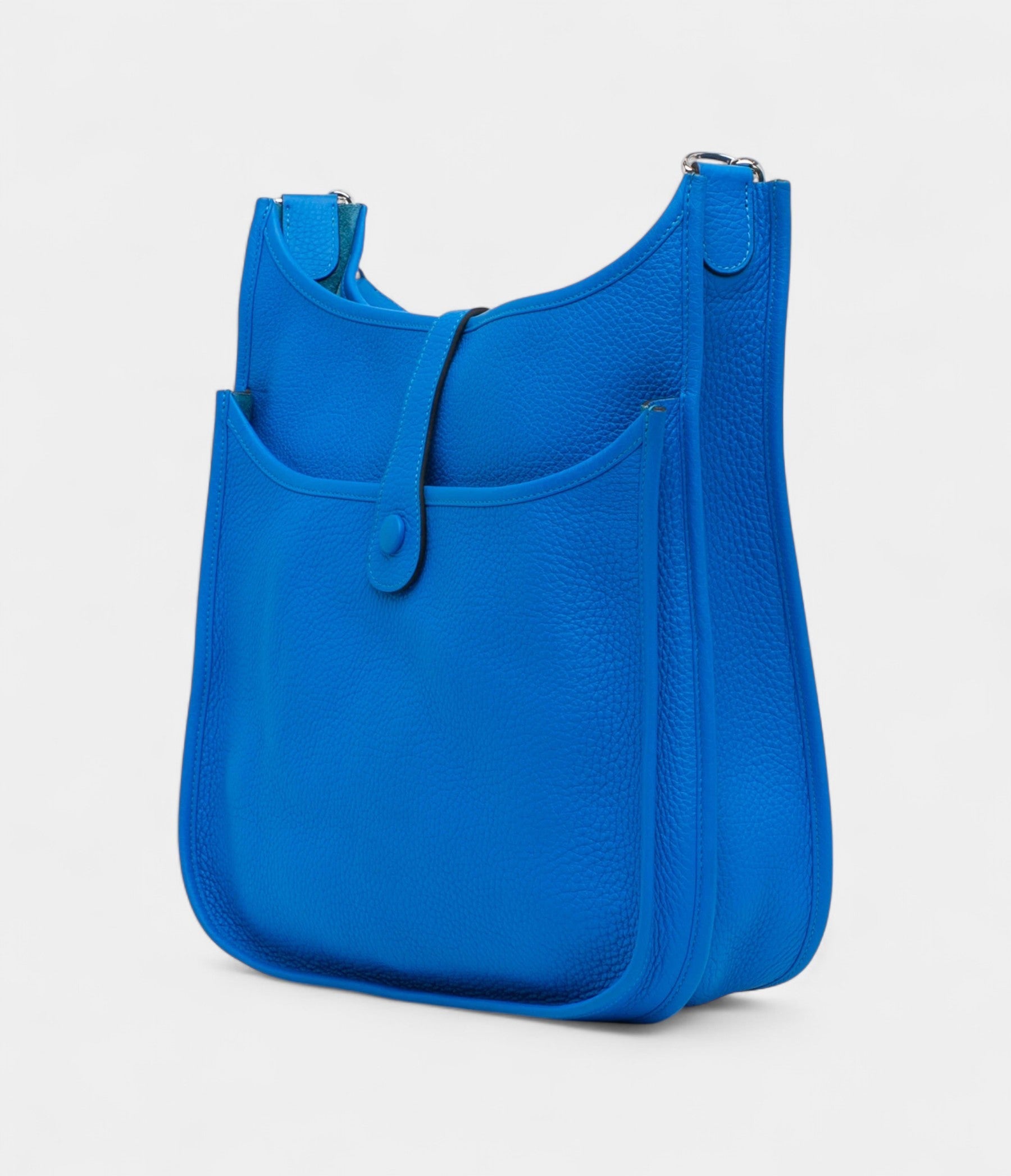 HermesClemence Evelyne III 29 Blue Calf Leather Crossbody Bag Bags Bible