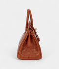 HermesGold Matte Porosus Crocodile Birkin 25 Gold Hardware Bags Bible