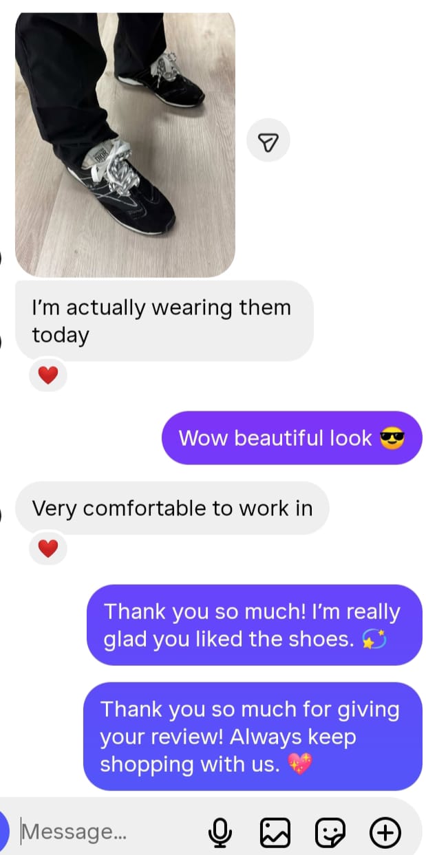 Customer review proof screenshot