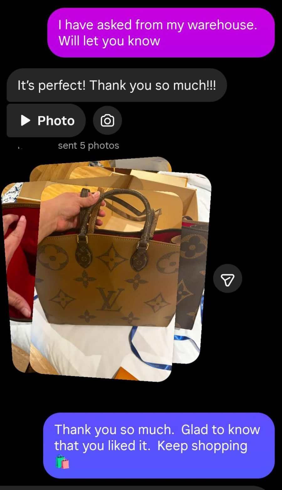Customer review proof screenshot