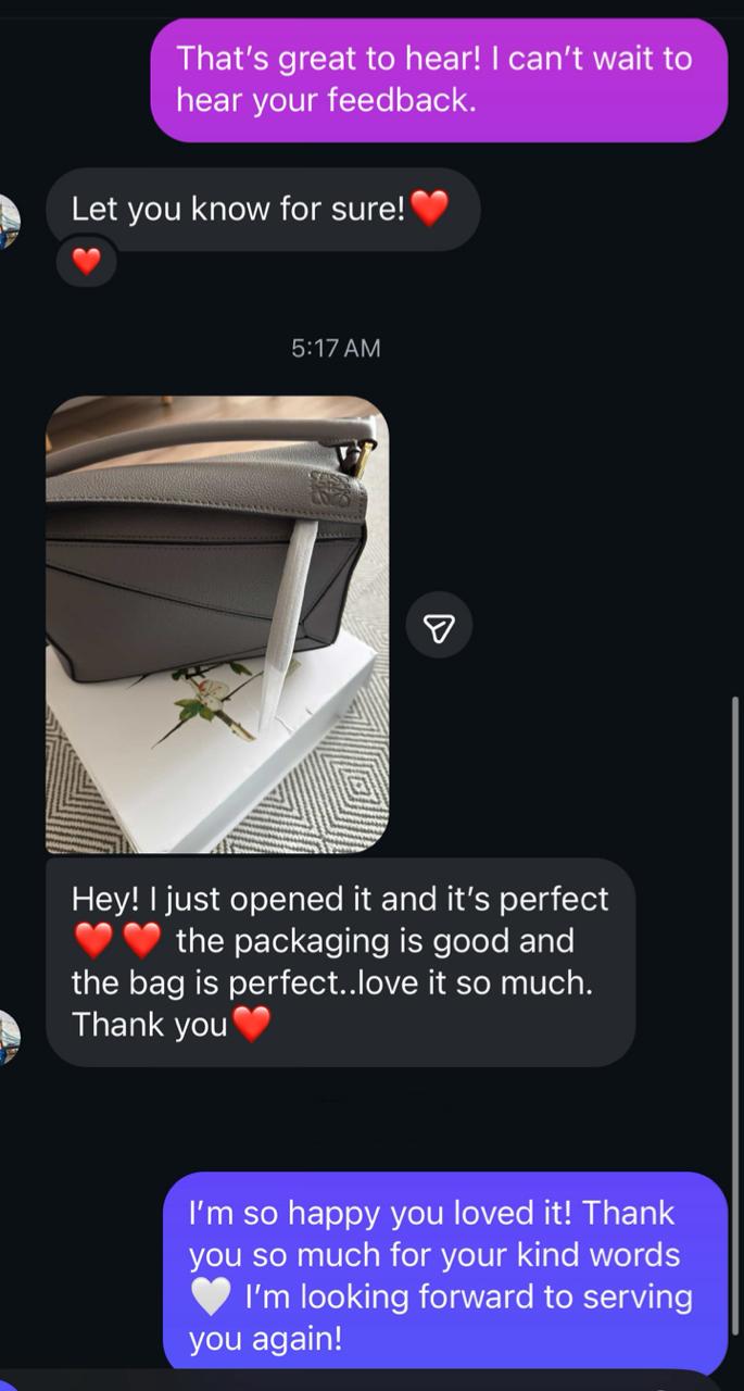 Customer review proof screenshot