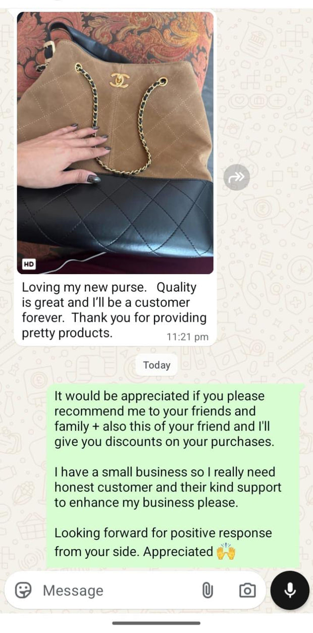 Customer review screenshot