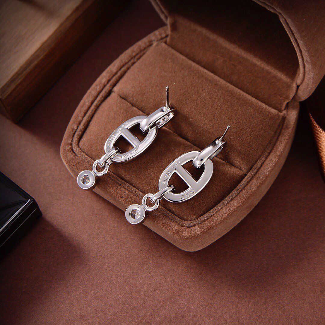 Hm Chaine Diamond Earrings