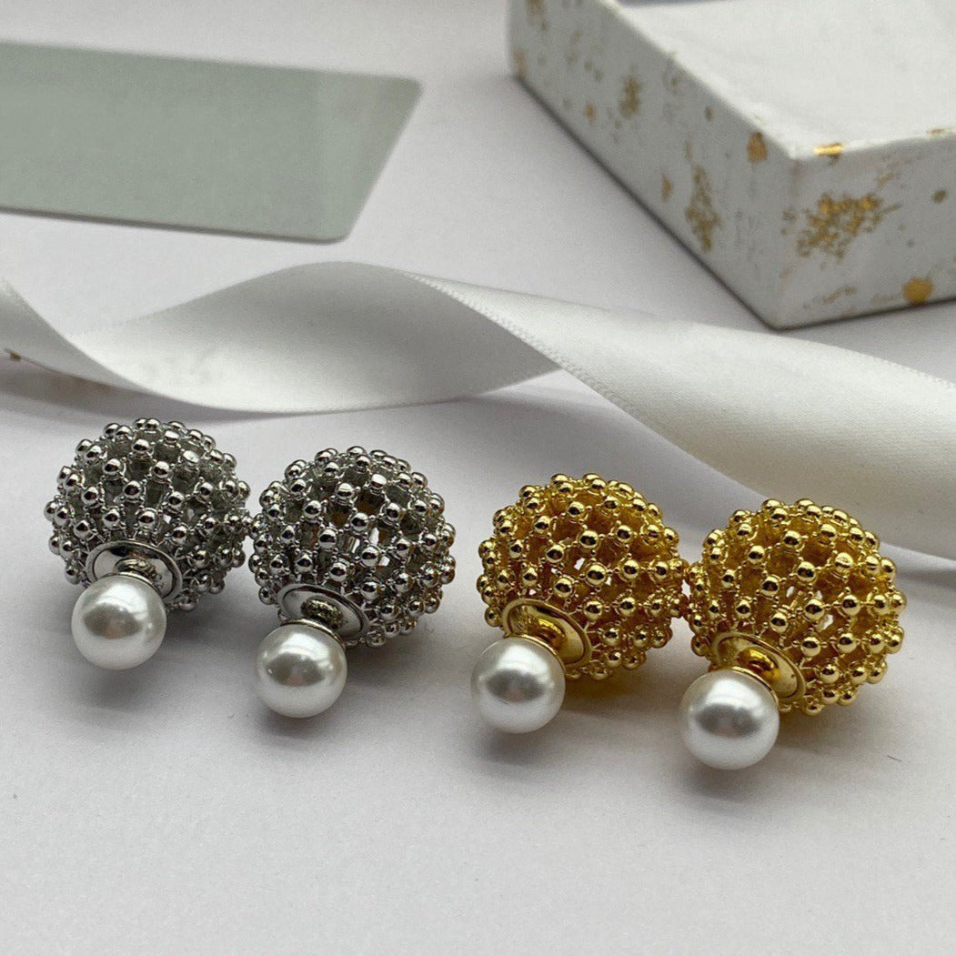 CD Tribales Pearl Earrings