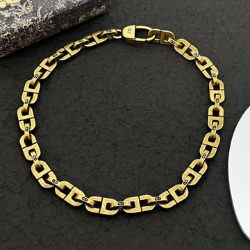 Choker Necklace Gold Diamond