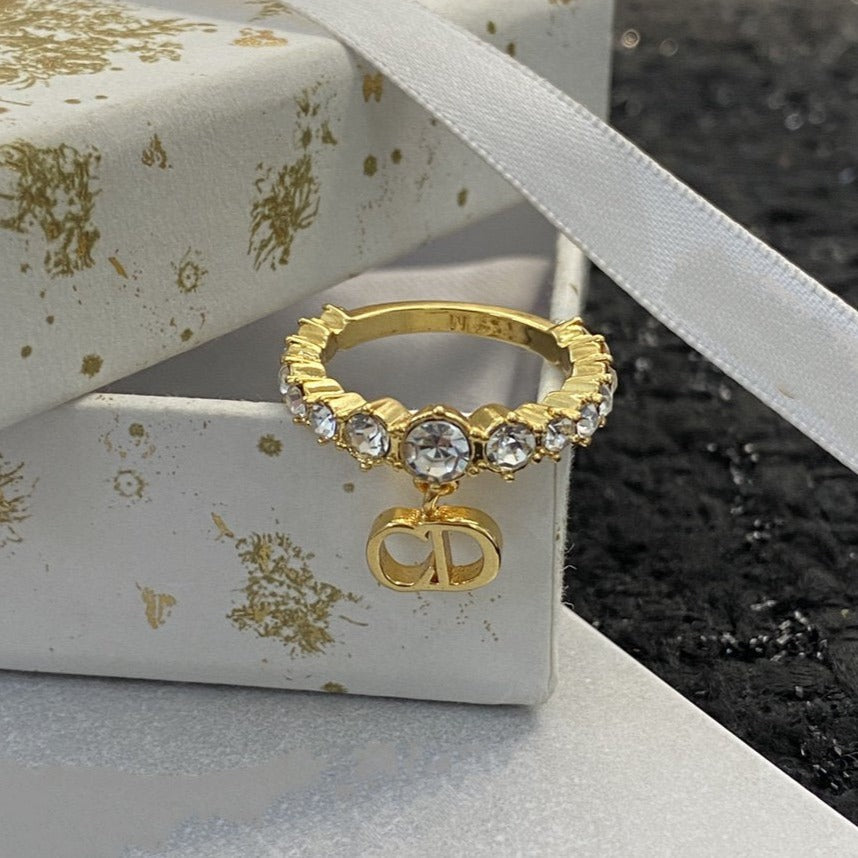 CD Ring Gold Diamond