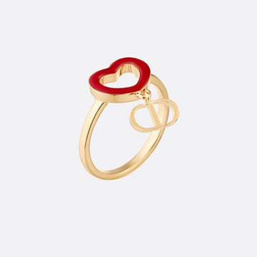 CD Heart Red Gold
