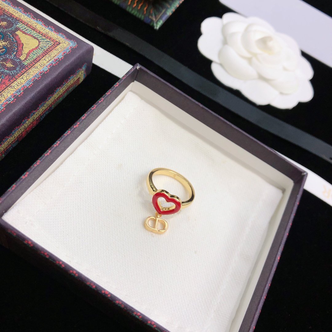 CD Heart Red Gold