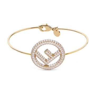F Bracelet Full Diamond