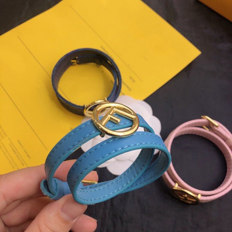 F Gold Bracelet