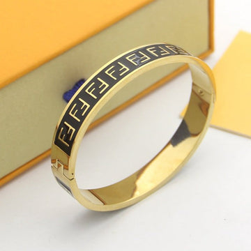 Ff Logo Black Bracelet