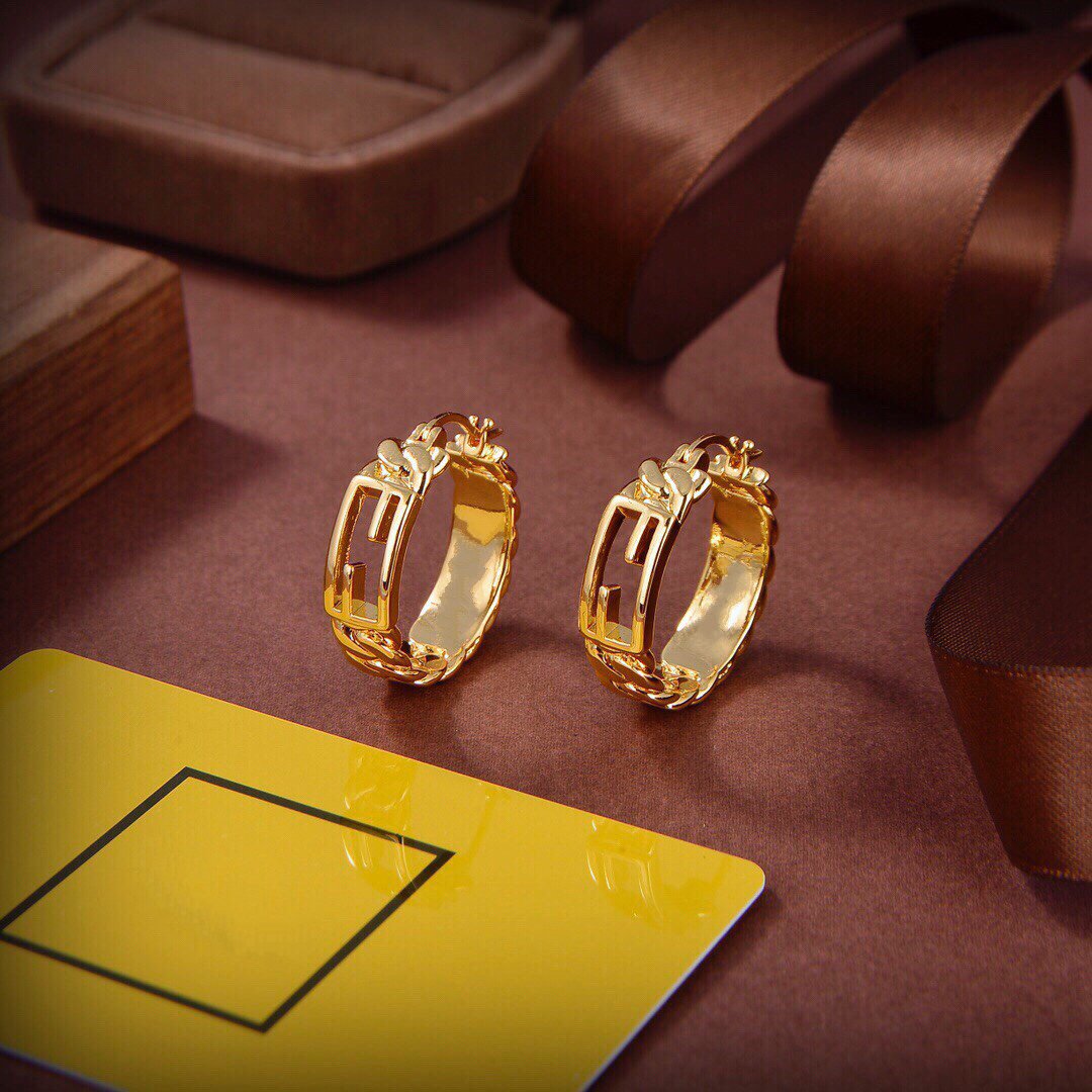 Baguette Small Earrings Gold