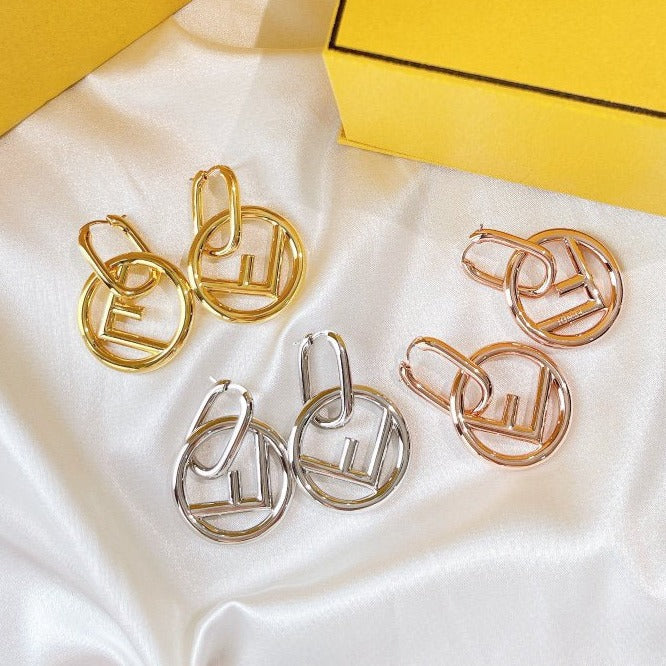 F Logo Earringgs
