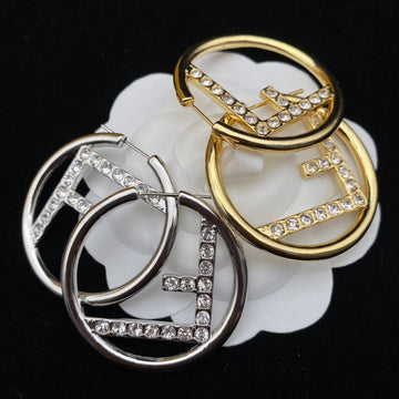 F Earrings Diamond