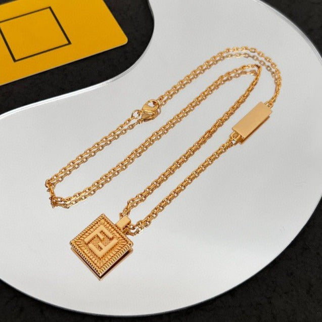 Ff Pendant Necklace