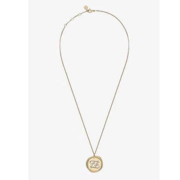 Ff Necklace Gold Diamond