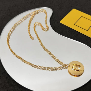 Ff Necklace Gold