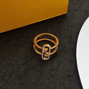 Fen O'lock Gold Diamond Ring