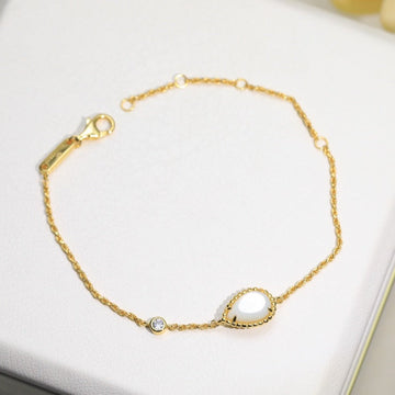 Boheme Mop Gold Chain Bracelet