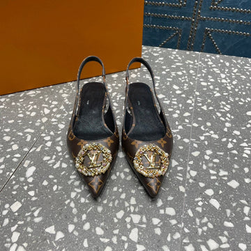 LV Met Slingback Ballerina Monogram