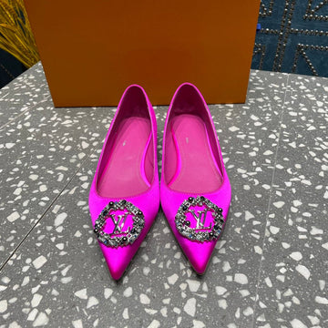 LV Met Flat Ballerina Pink