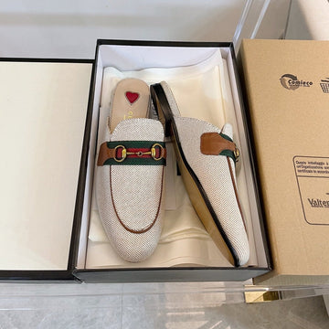 GG Slipper Princetown Red White