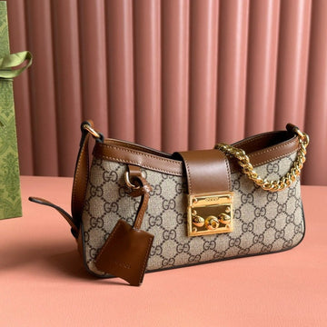GG Supreme Padlock Small 26CM Small Shoulder Bag