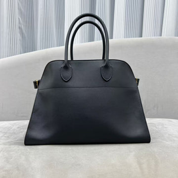 The Row Margaux 32CM Black Calfskin