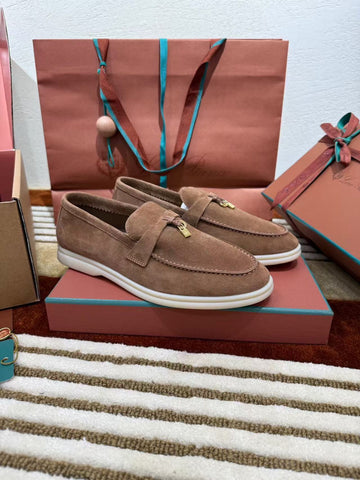 Lp Summer Charm Walk Loafer Brown Suede