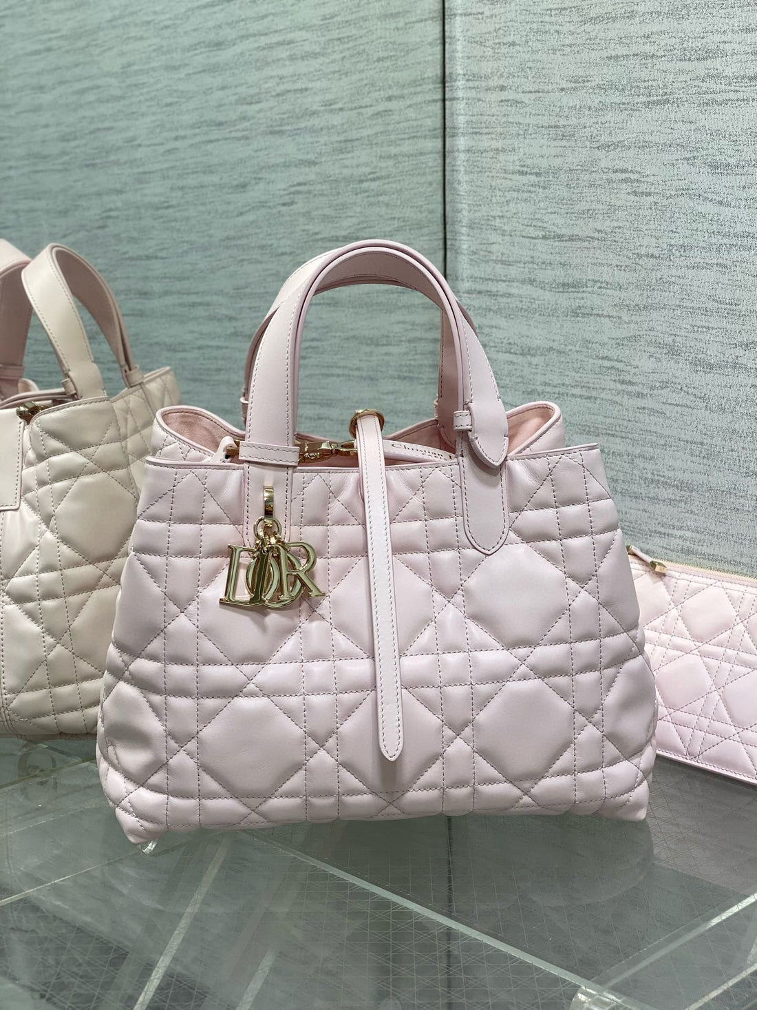 CD Toujours Light Pink Calfskin
