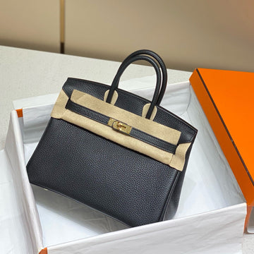 HM Birkin 30CM In Black Togo Leather Gold Hardware
