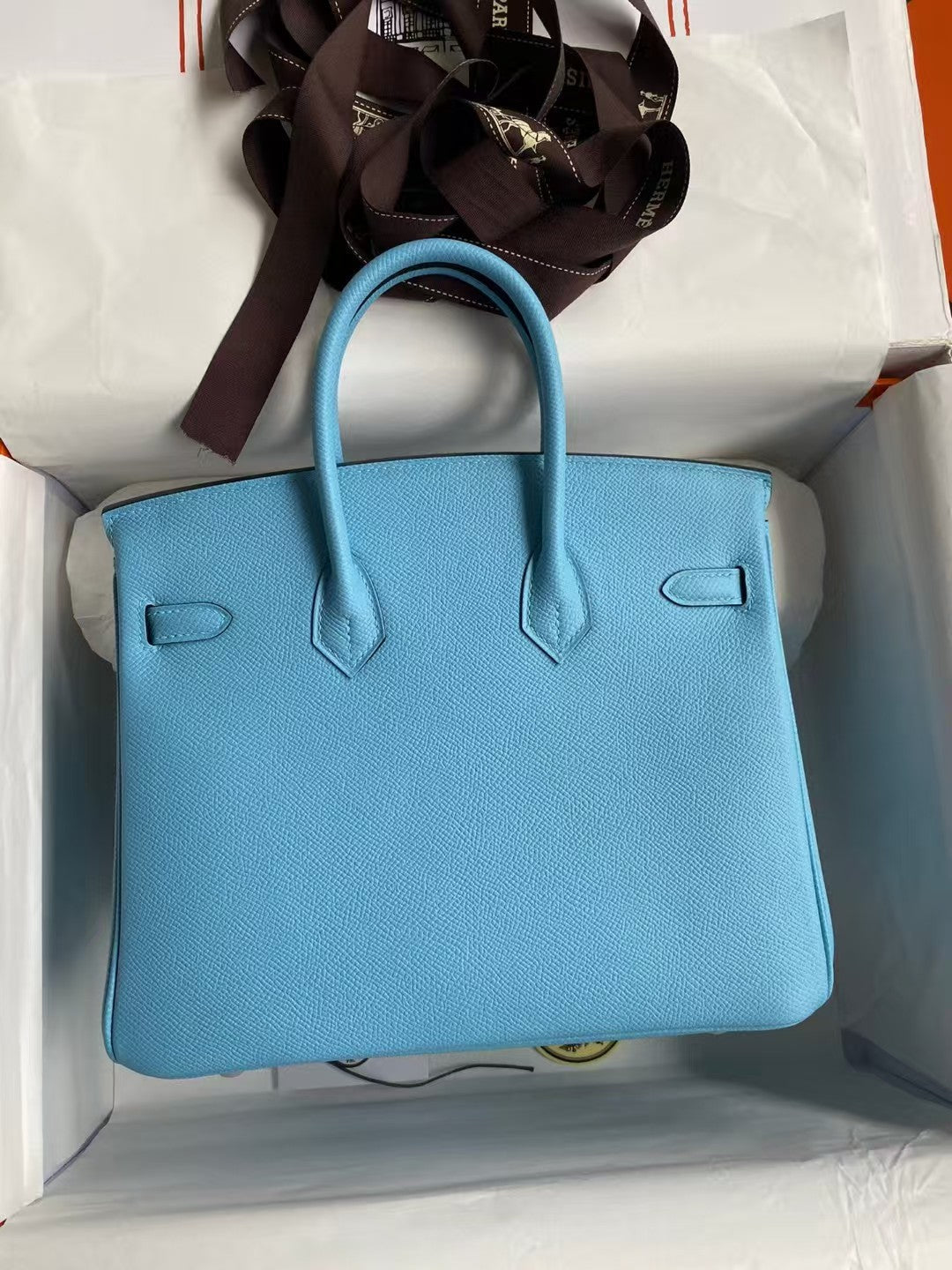 HM Birkin Cloud Blue Epsom Silver Hardware (need 25 Days To Prepare Goods)