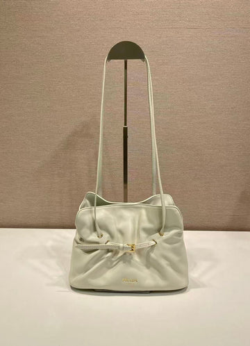 Prada Cloud Bag 25CM Ivory Sheepskin
