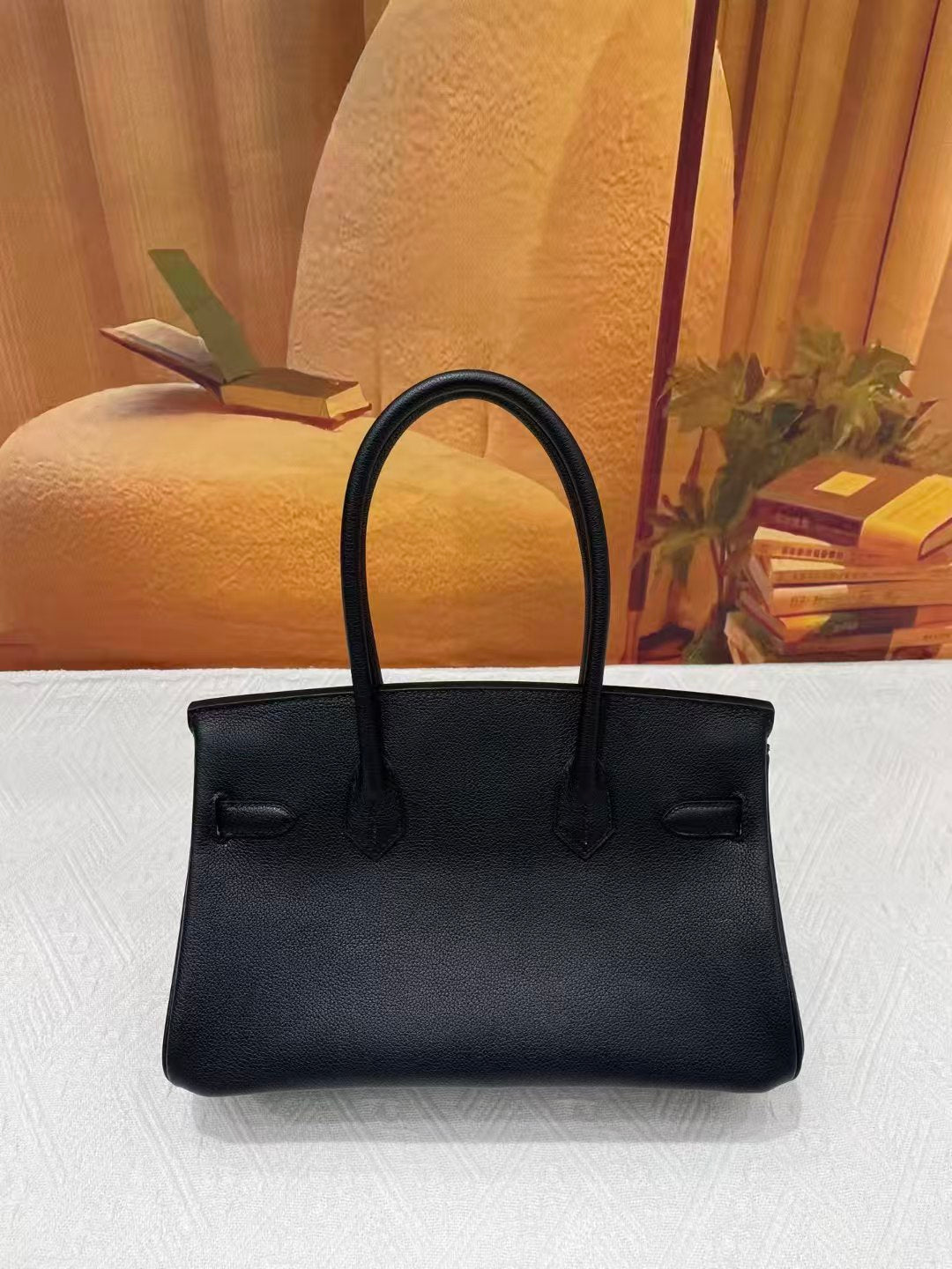 HM Shoulder Birkin 29 Black Togo Leather With Gold Hardware