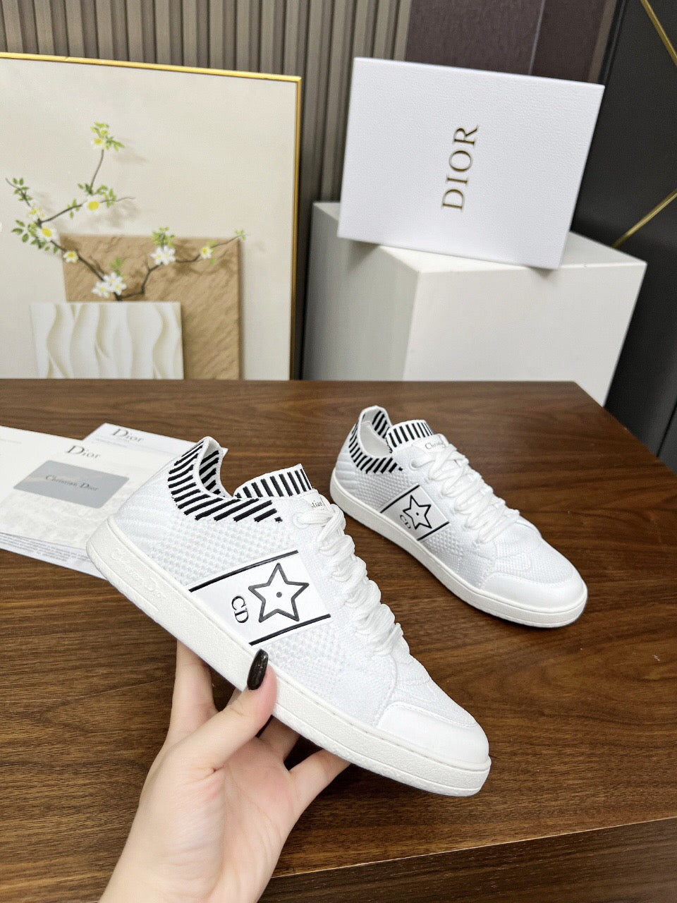 CD Star Sneaker White Technical Mesh