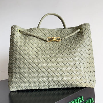 Bottega Veneta 2026 Andiamo Bag 45CM Green Nappa Leather