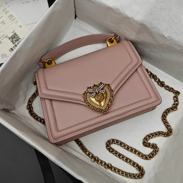 Devotion 23 Top-Handle Blush Pink Cowhide